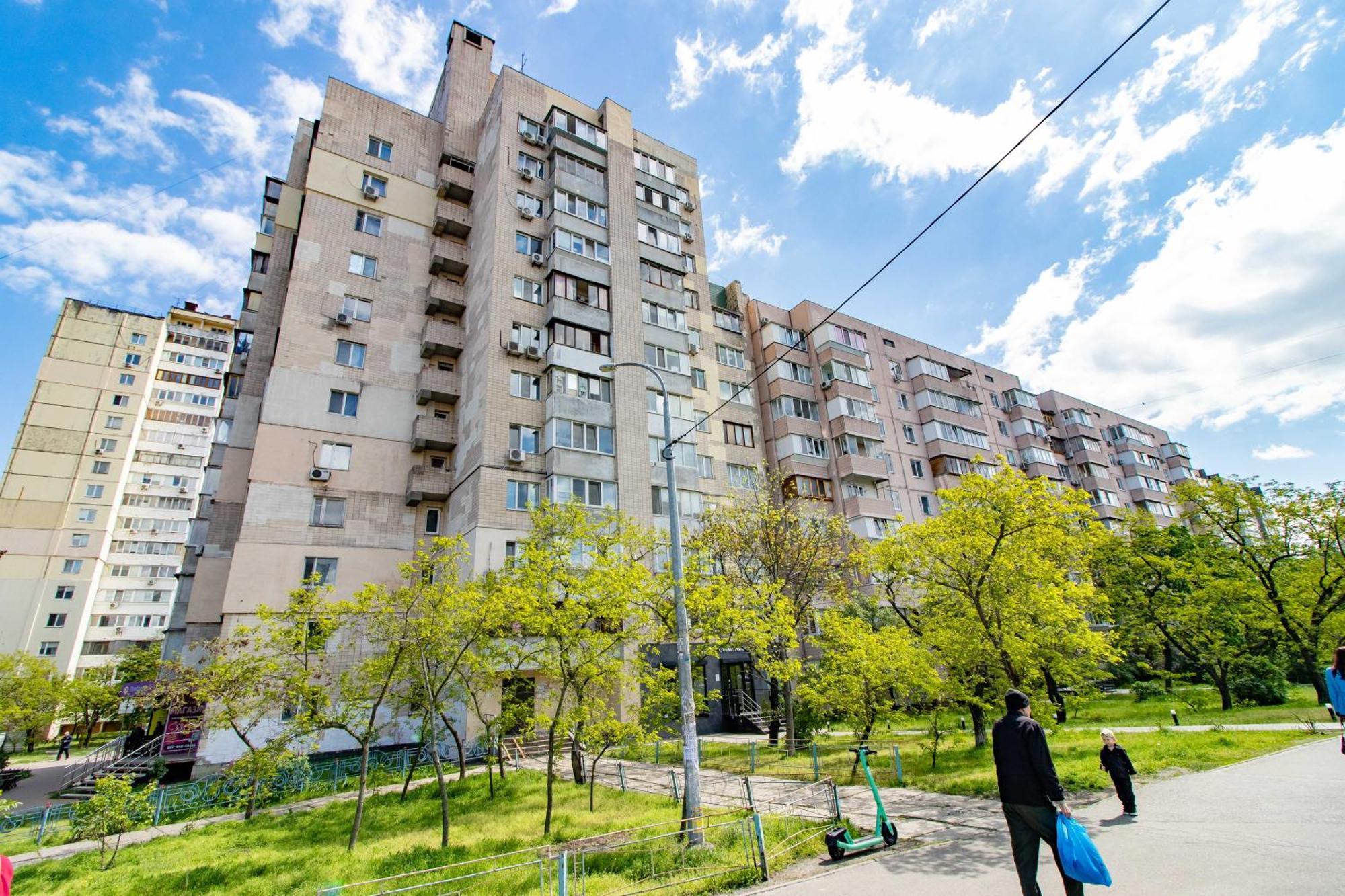 Kvartirkoff Na Obolonskom 40 Kiev Exterior foto