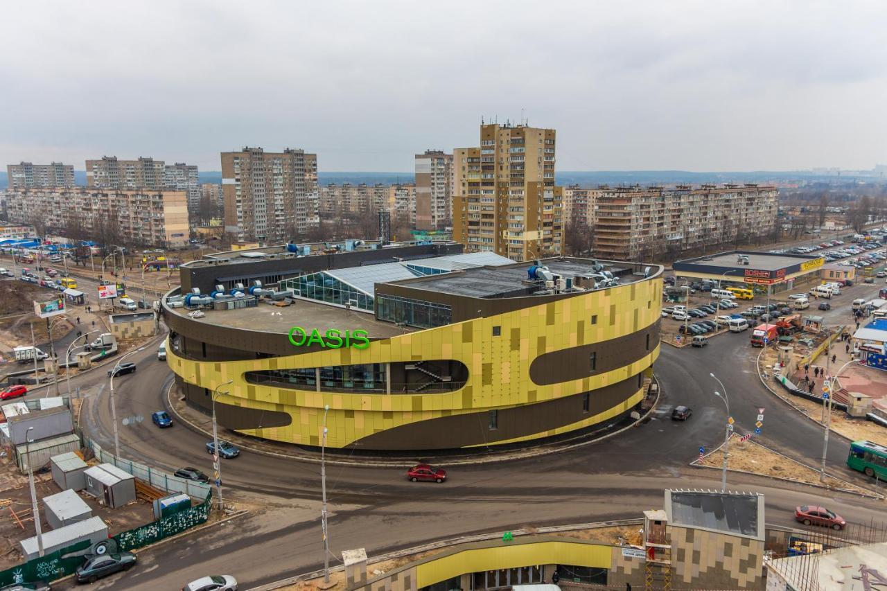 Kvartirkoff Na Obolonskom 40 Kiev Exterior foto
